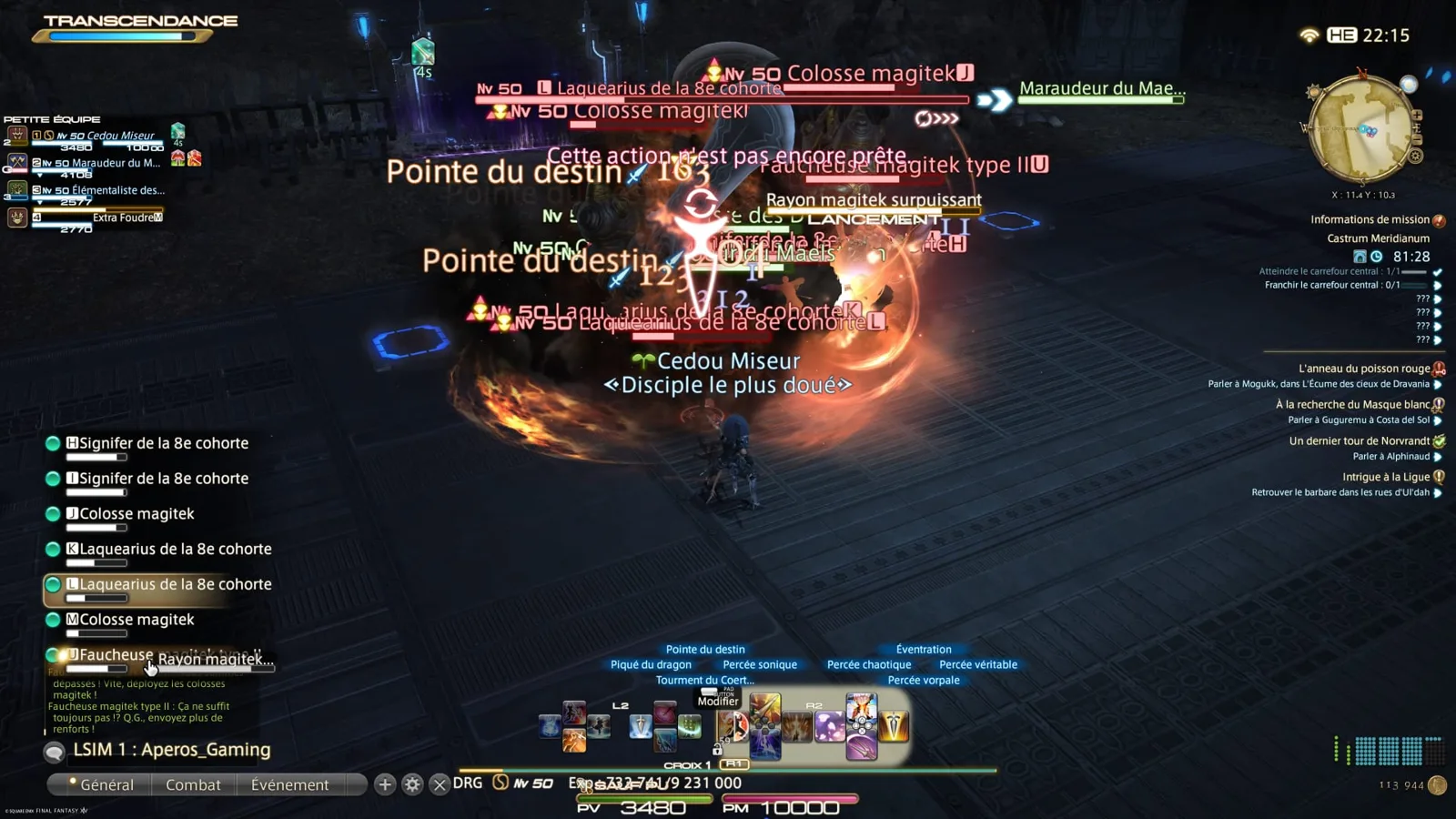 Les renforts comprennent notamment des colosses magitek.