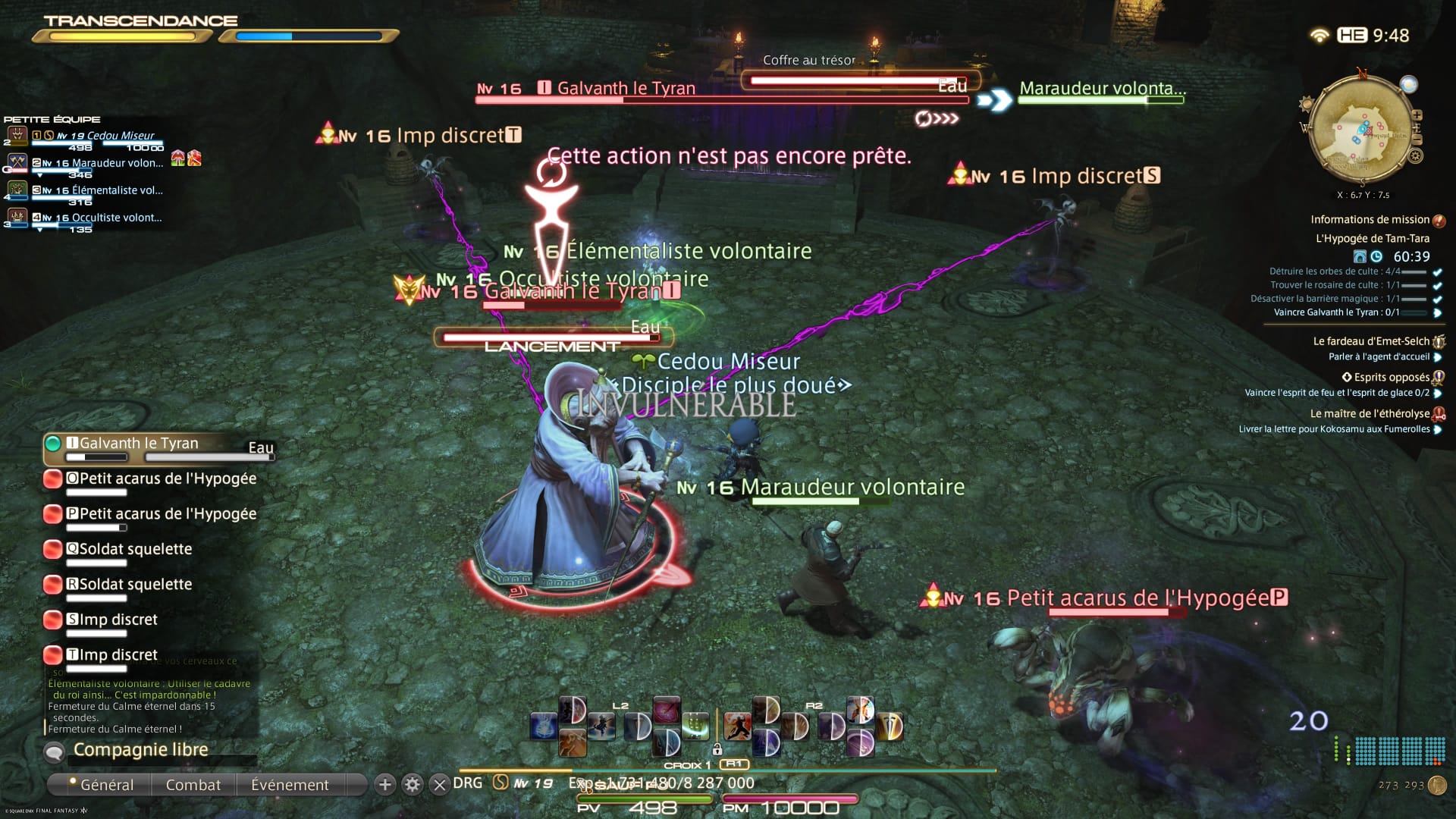 Des imps reliés à Galvanth le rendent invulnérable