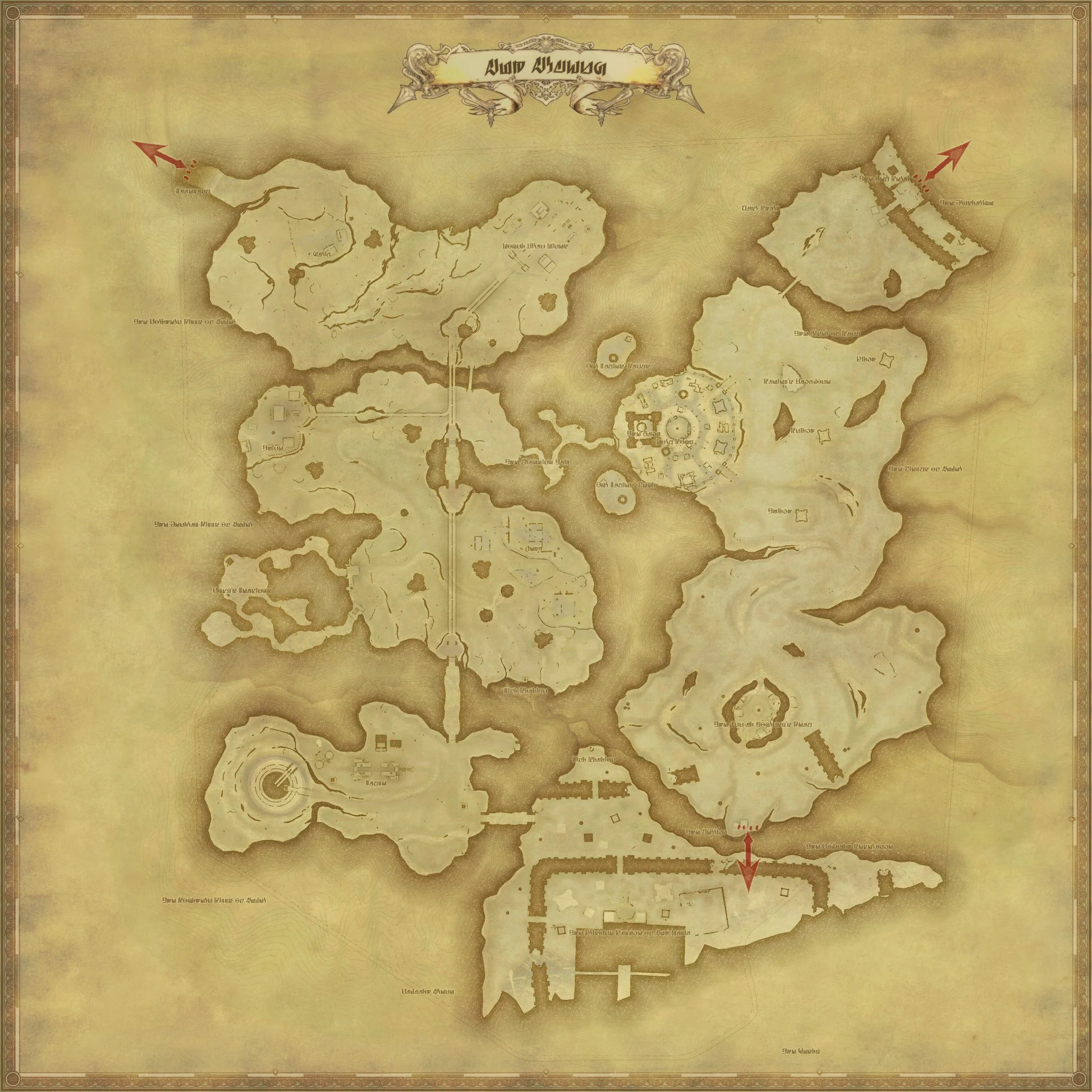 Carte du jeu de Amh Araeng