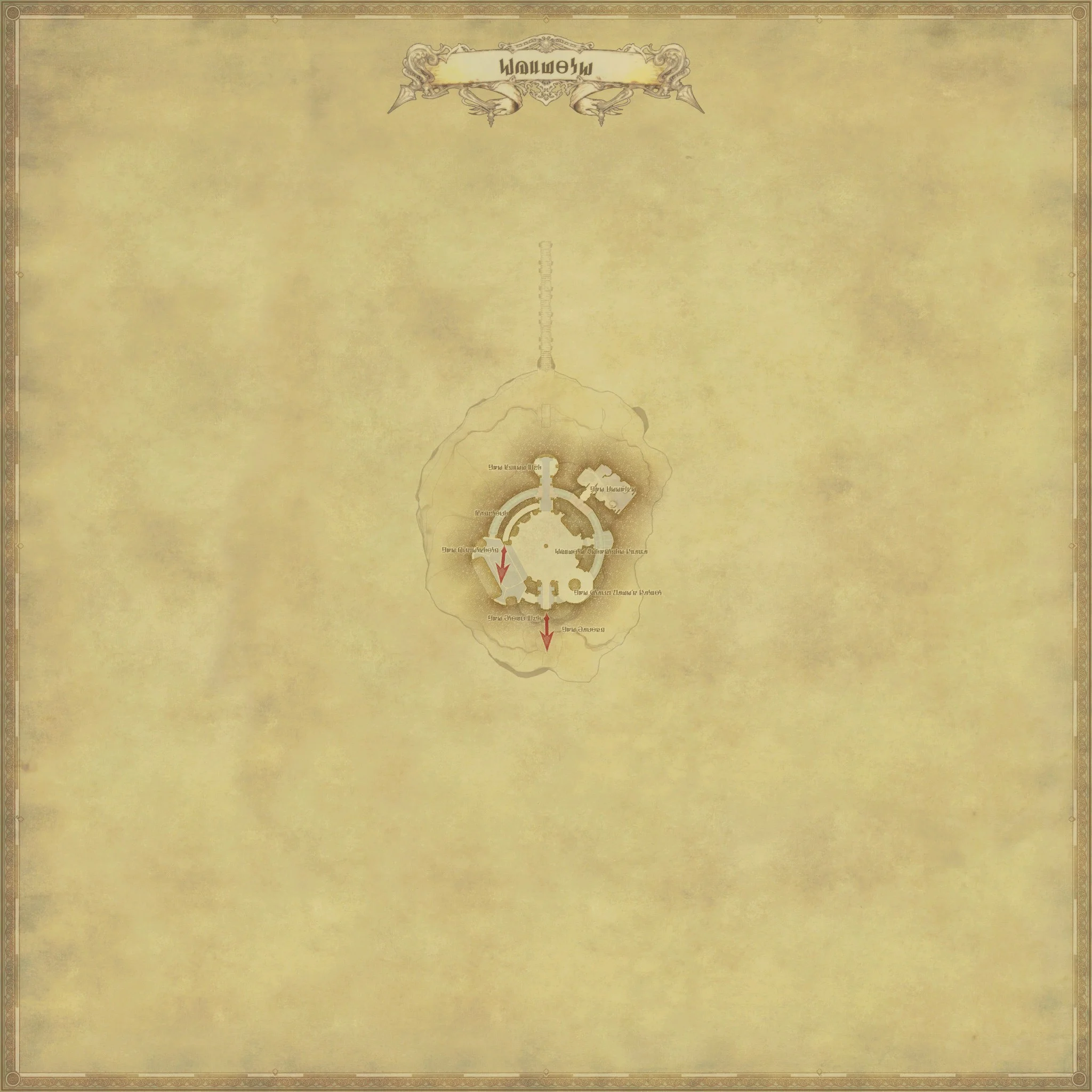Carte du jeu de Eulmore · La Voûte